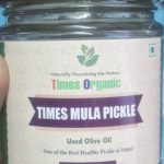 Organic pickle with olive oil